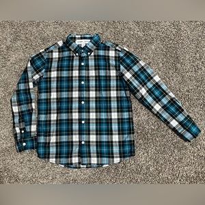 Boys Old Navy button down long sleeve shirt. Sz L 10-12